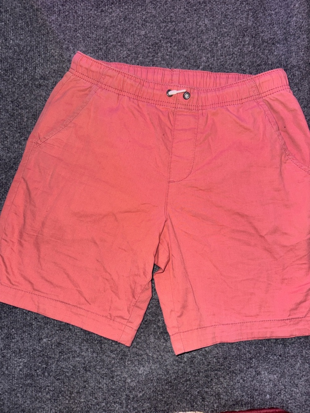 Sonoma Men's Coral-Pink Drawstring Athletic Shorts